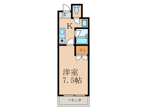 KM江坂の物件間取画像